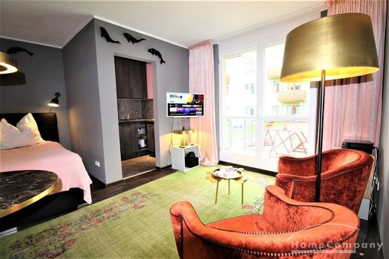 Möbliert / Furnished 1-Zimmer Apartment mit Balkon in Dresden-Äussere Neustadt