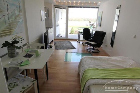 Hochwertiges 1-Zimmer-Appartment mit Blick auf den Rhein!