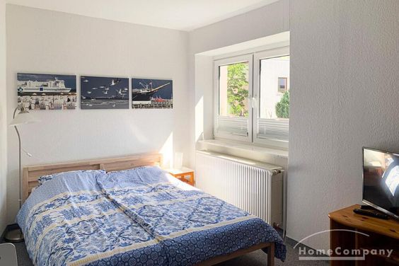 Zentral – Möblierte 1-Zimmer-Wohnung in Lübeck-St.Lorenz Süd mit Duschbad