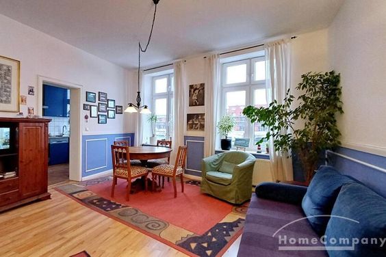 Zentral gelegene Zweizimmerwohnung in Lübeck, möbliert