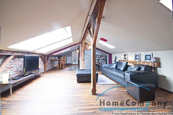 Wonderful attic storey apartment in the eastern part of the city centre, near the Kaiserstraßenviertel