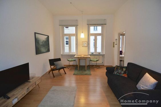 Helle 1-Zimmer-Wohnung im Zentrum von Prenzlauer Berg, Berlin, möbliert